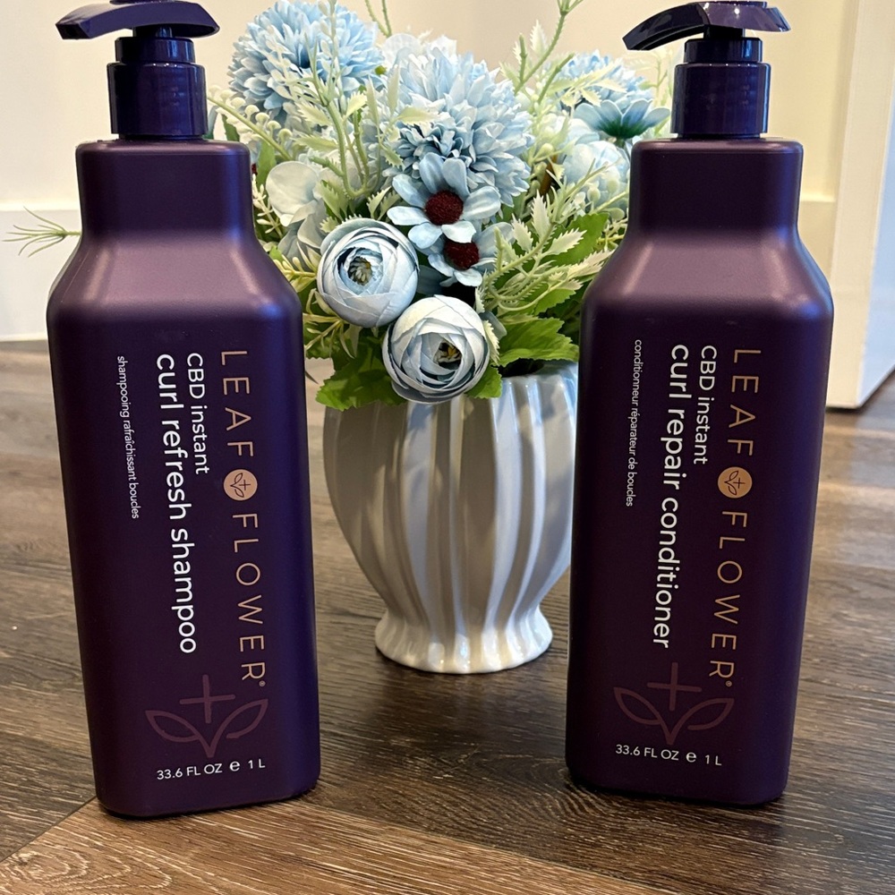 Purple Curl Refresh Shampoo and Conditioner Set